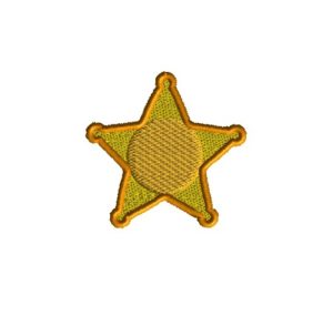 sheriff badge embroidery design free download